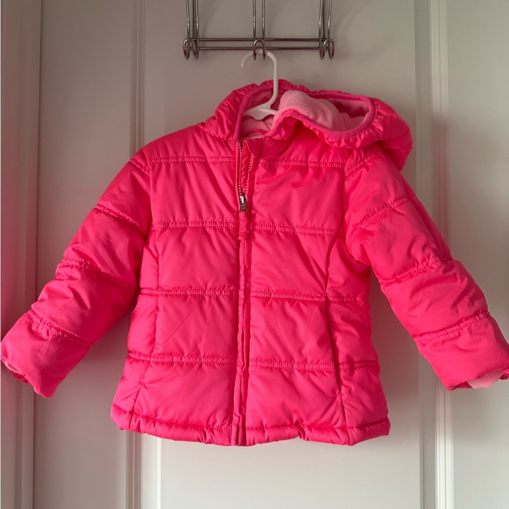 Healthtex Pink Puffer Jacket for Kids - Size 2T - Preloved